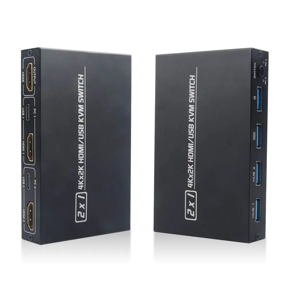 2 ,        , 2  USB HDMI KVM Switch Box 4K  , USB  KVM,