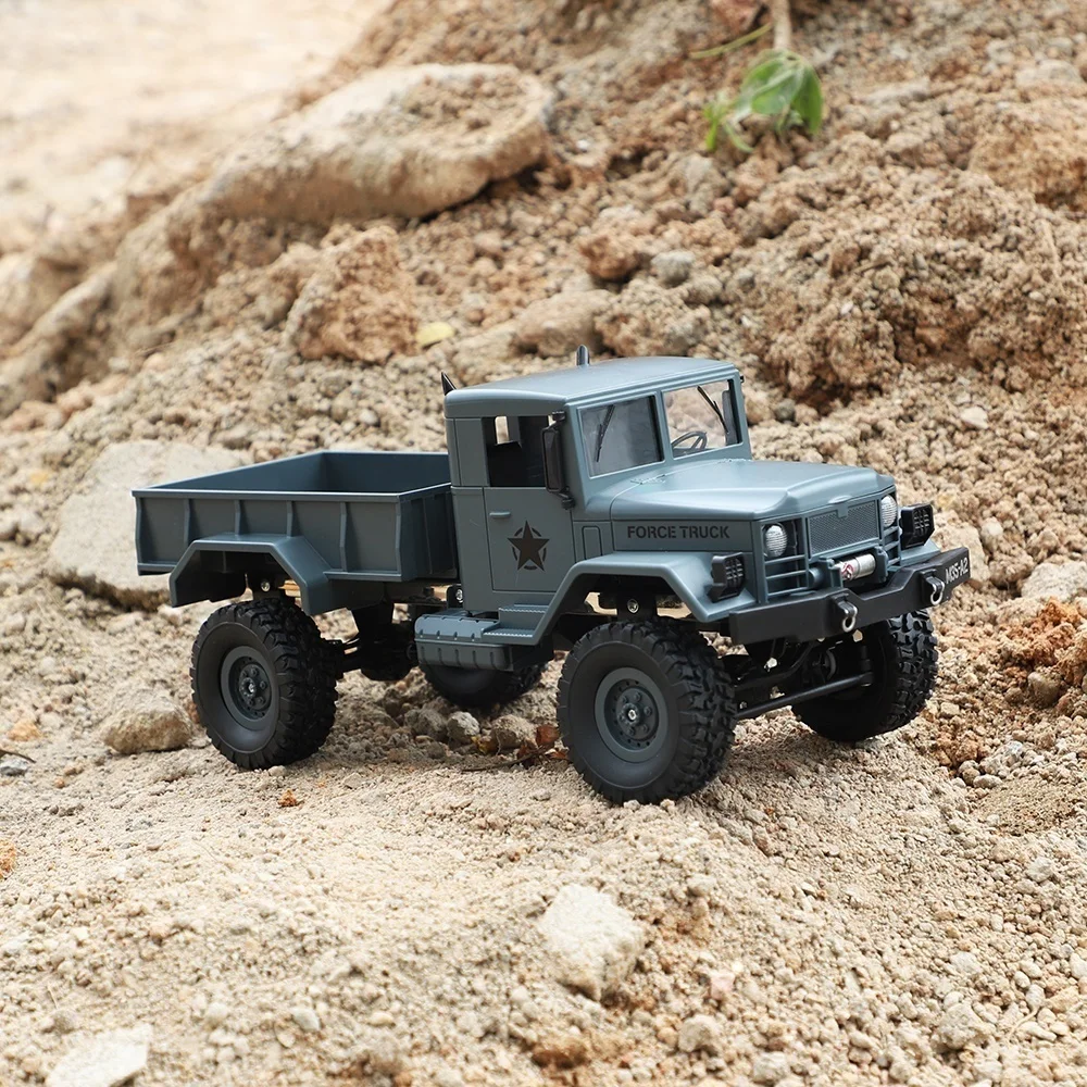 

1/16 Remote Control Military Truck 4 Wheel Drive Off-Road RC Truck Replaceable Wheel Climbing Truck RTR Gift Toy