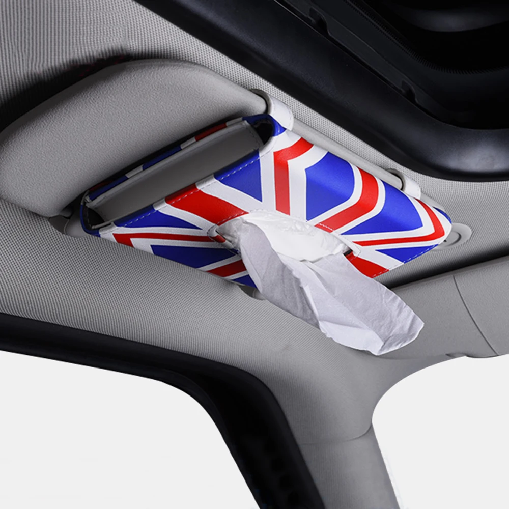 Автомобильный козырек для салфеток солнцезащитный бумажный держатель чехол Mini