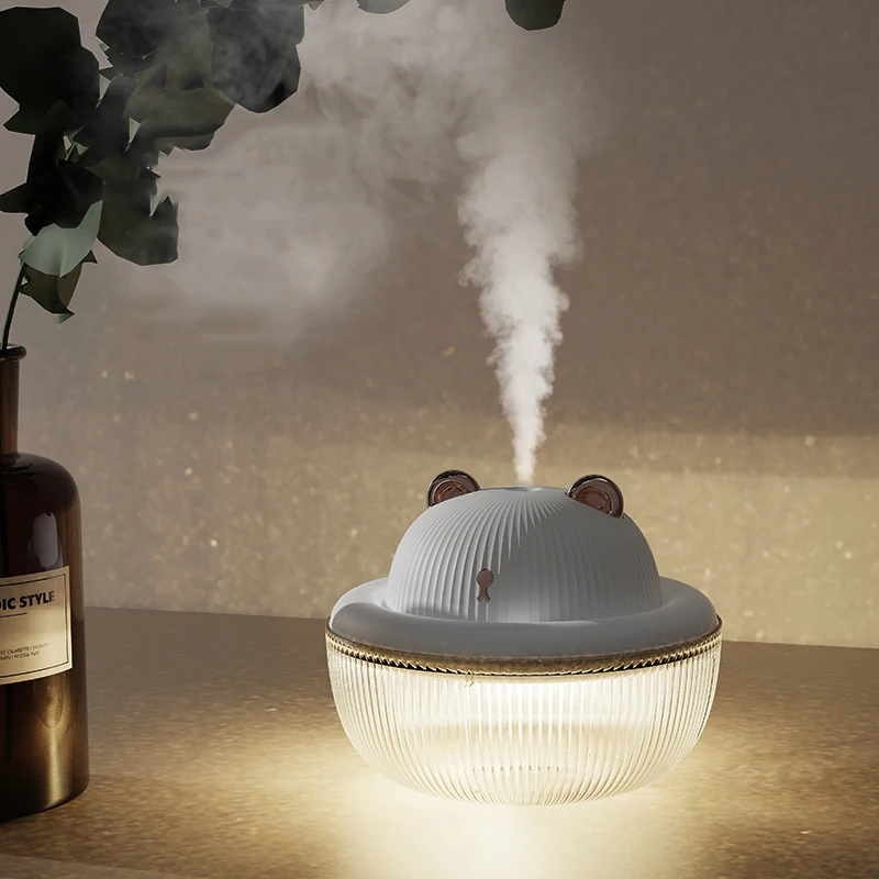 

Cute Pet Air Humidifier 300ML Capacity Desktop Colorful Night Light Water Diffuser DC5V USB Mute Cotton Filter Mist Maker