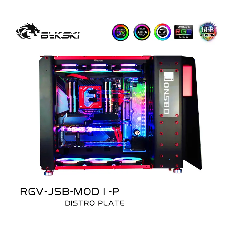 Bykski RGV-JSB-MOD1-P доски для водных путей JONSBO MOD1 чехол RBW Intel CPU Water Block &amp Single GPU Building |