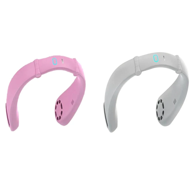 

Portable Mini Fan Hanging Neck Fan USB Charging Bluetooth Player 3 Speed Adjustable Fan