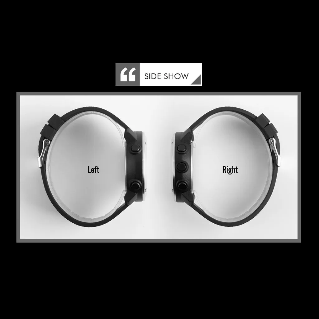 Часы наручные мужские с резиновым силиконовым ремешком и пряжкой | Наручные часы