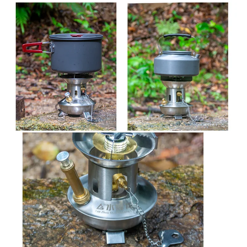 

Kerosene Gasoline Stove Outdoor Camping Gas Furnace Cooking Stove Cooker Cookware Travel Picnic Barbecue BBQ Gas Grill