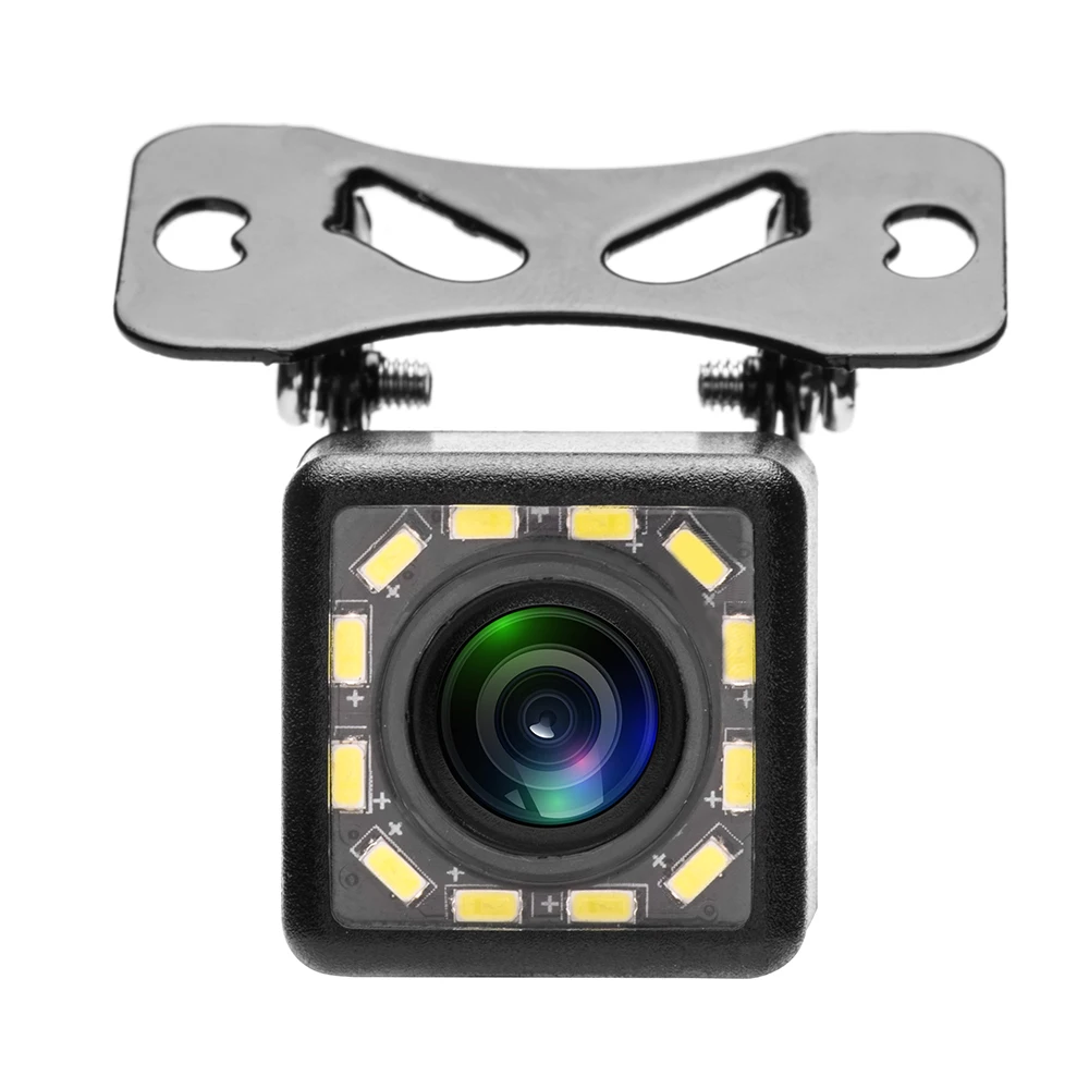 12 LED Camera Podofo камера заднего вида Камера Универсальный использования парковочной Камера 4/8/12 Светодиодный 8IR Ночное видение Водонепроницаемый 170 Широкий формат HD Цвет изображения - Название цвета: 12 LED Camera