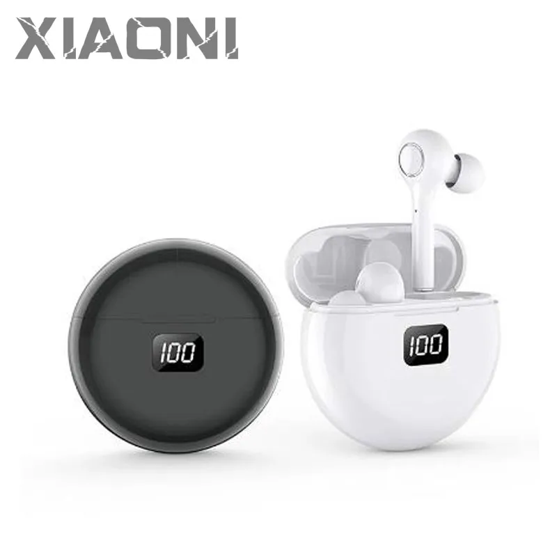 

XIAONI TW13 TWS Earphones Bluetooth V5.0 3D Stereo Sports Wireless Earphones with Dual Microphone, Auto Connect Pk i9000pr0 i12