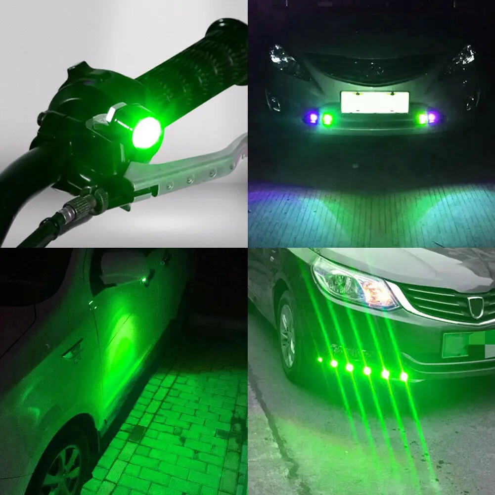 

Hot Sale 10x Green Eagle Eye LED Daytime Running DRL Car Rock Strobe Lamp Backup Light