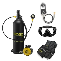 dideep 2l scuba diving tank vest bag adapter mini oxygen cylinder set respirator air tank snorkeling diving equipment x5000 pro