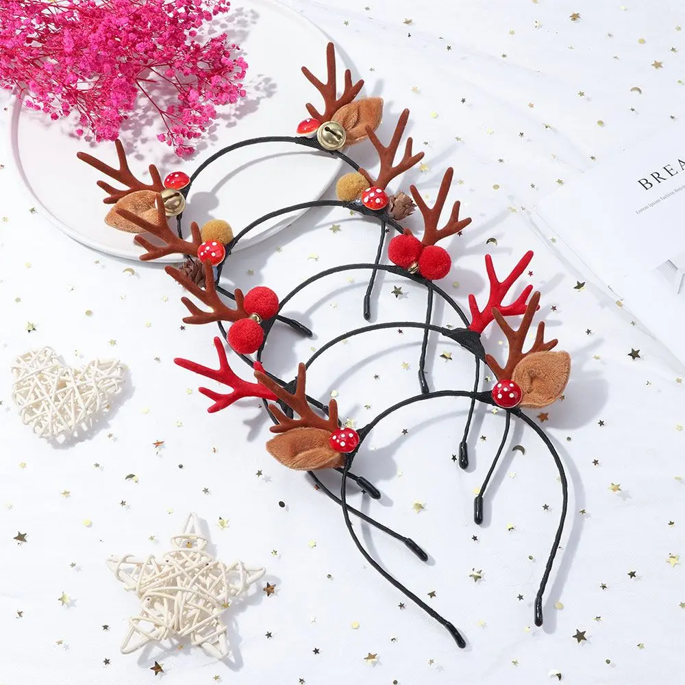 

Lovely Party Cosplay Hair Accessories Christmas Decorations Christmas Headbands Xmas Hairband Reindeer Headwear