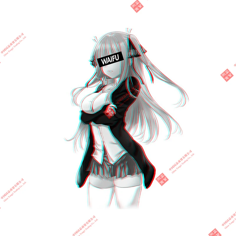 

Автомобильные наклейки для Nino Nakano Waifu, водонепроницаемые наклейки на лобовое стекло, виниловые наклейки на лобовое стекло Campervan, автомобиль...