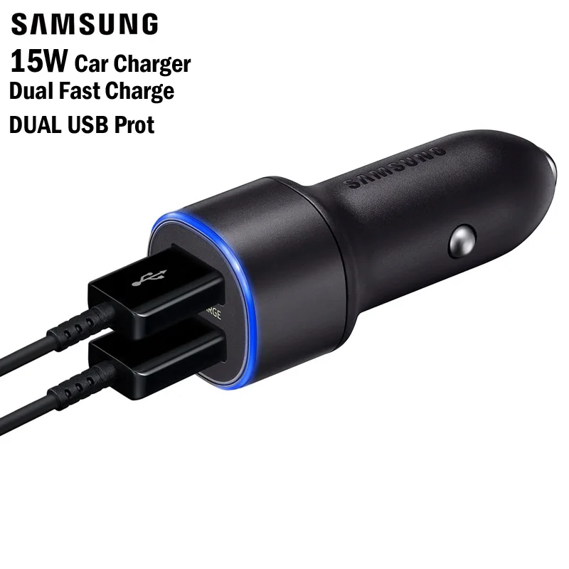 Оригинальное Быстродействующее автомобильное зарядное устройство Samsung для Galaxy