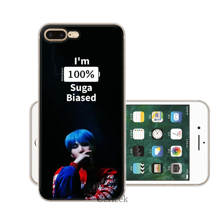 Чехол для мобильных телефонов из ТПУ i11 Pro XR X XS Max i7 8 6 6S Plus 5 SE чехол Rap JIMIN JIN SUGA J HOPE V