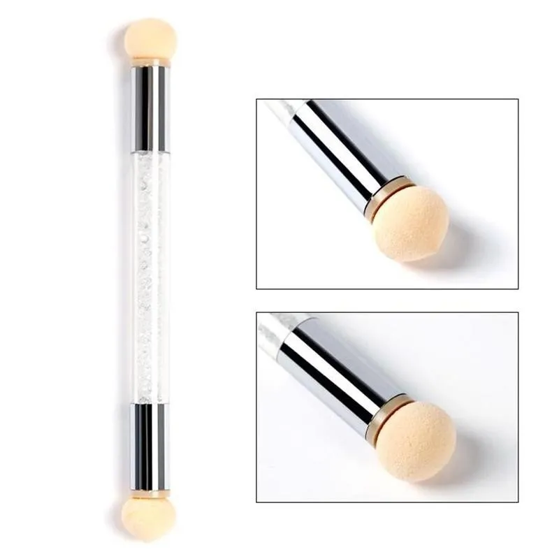 

Nail Art Printing Sponge Seal Pen Brush Nail Art Pen Double Tools Rhinestone End Pen Manicure Dual Nail Art Nail Q1O0