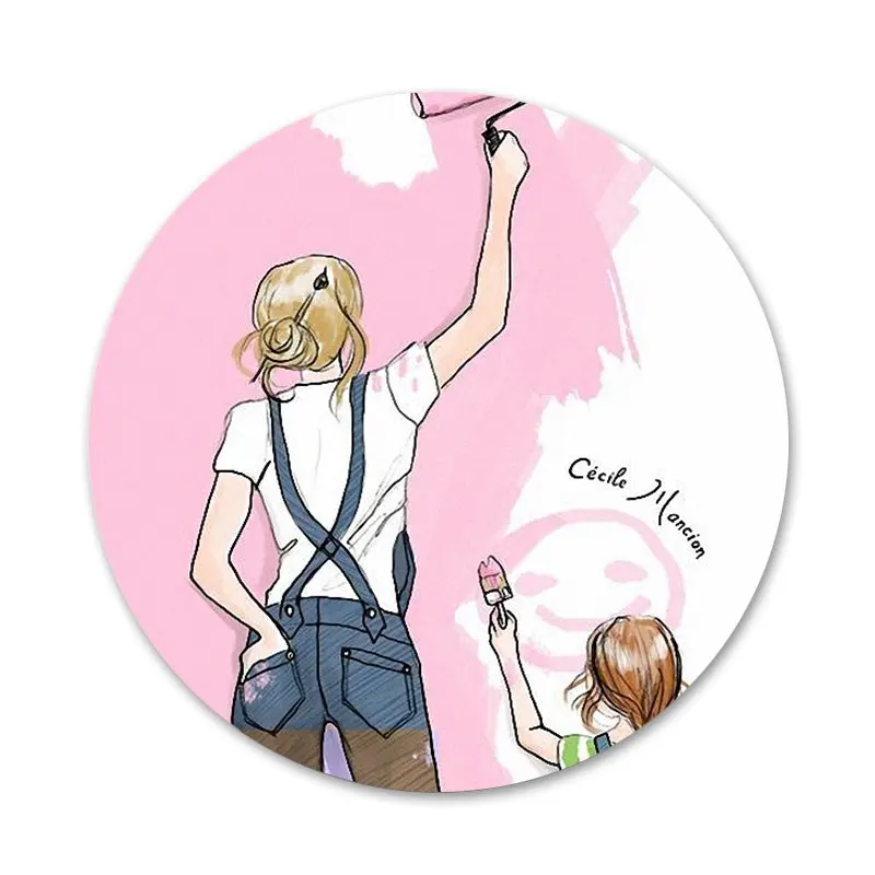 Металлические Значки для детей 58 мм | Дом и сад