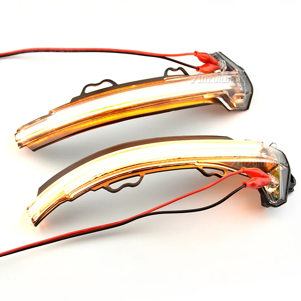 2x светодиодсветодиодный динамические поворотники для бокового зеркала заднего