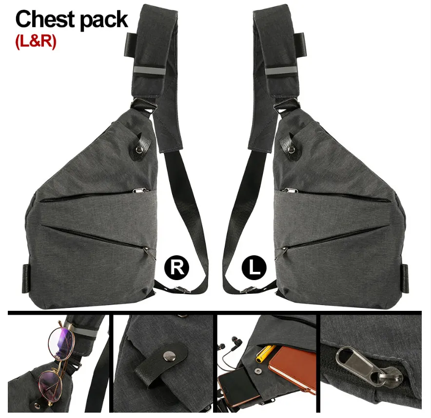 Сумка-мессенджер новинка холщовая дорожная сумка с защитой от кражи нагрудная