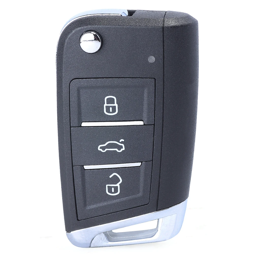 KEYECU Замена обновленный Foding дистанционный брелок 434 МГц ID48 для Volkswagen Beetle Passat Jetta Polo