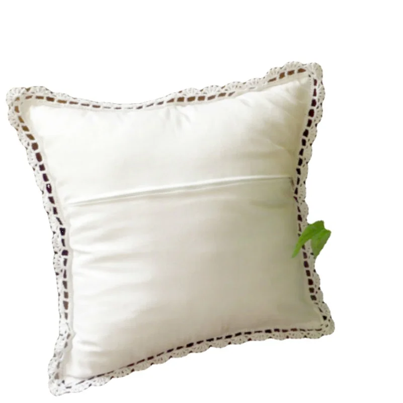 

Original handmade crochet American-Style Village Pastoral Pillow Cushion Retro Hollow cotton thread Sofa Decorative Pillow