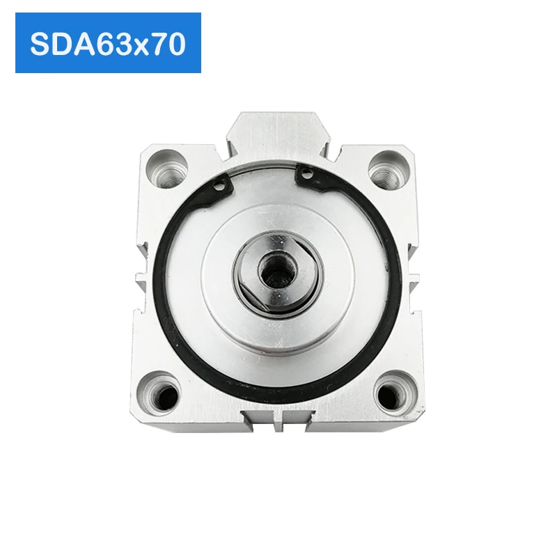 SDA63 * 70 63 мм диаметр Ход Компактный воздушный цилиндр SDA63X70 двойного действия