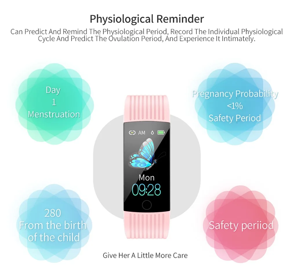 FocuSmart 1 14 дюймов супер большой экран Смарт браслет IP68 водонепроницаемый для