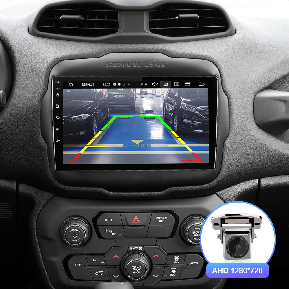 Автомобильный радиоприемник ISUDAR V72 QLED Android для Jeep Renegade 2014 2015 2016 2017 2018 GPS