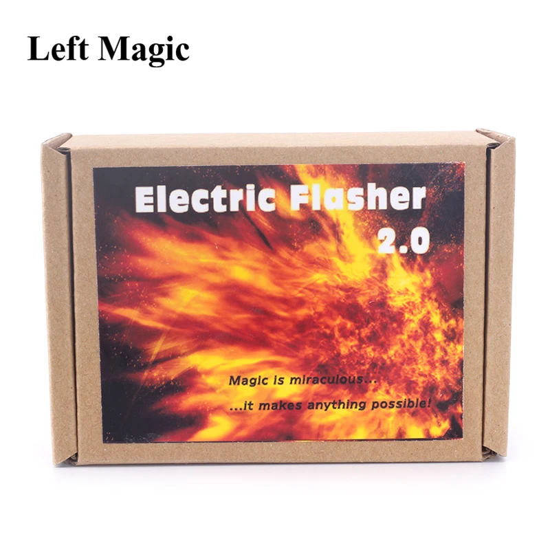 Электрическая мигалка 2 0 (версия зарядки)-волшебные фокусы огонь крупным планом
