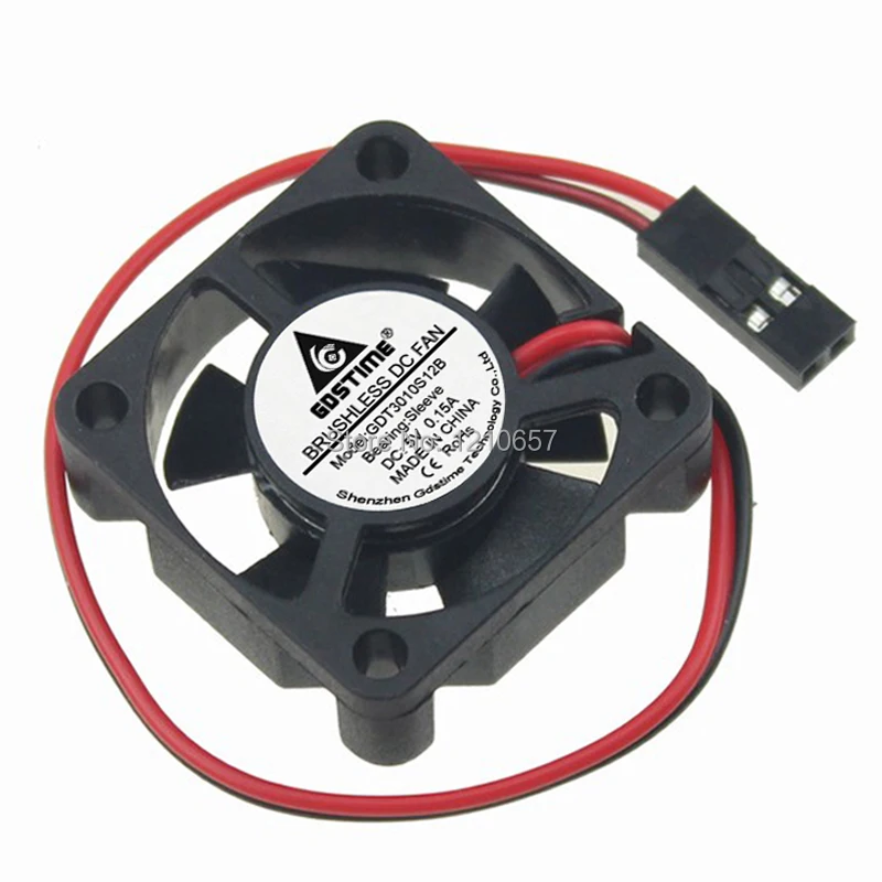 Gdstime DC 5 в 30 мм Dupont 2 контактный разъем 3010 30x30x10 3 см охлаждающий вентилятор для