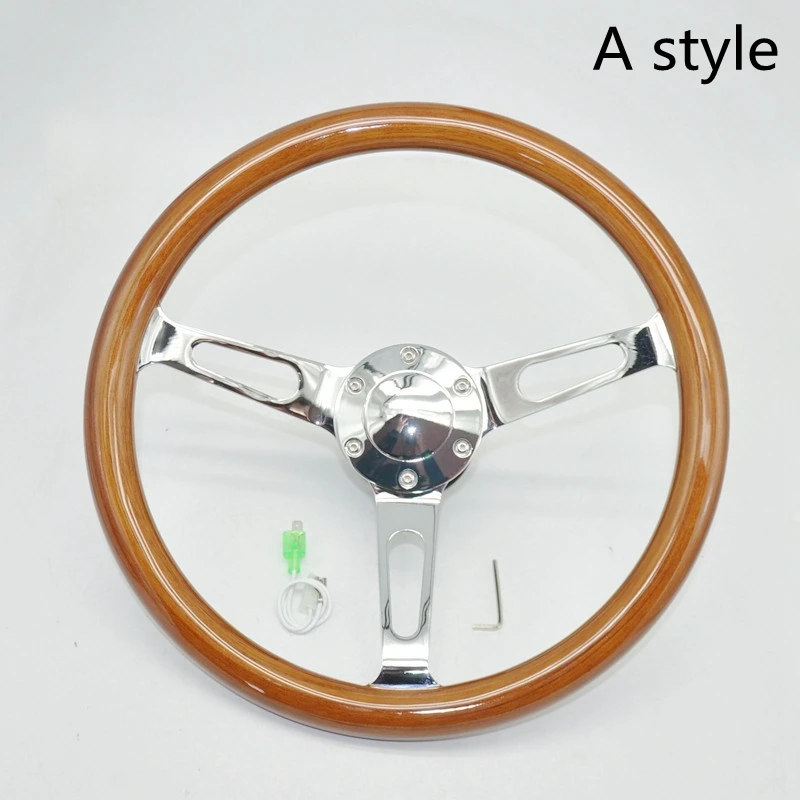 Универсальный чистый деревянный руль классический 350 мм 14 дюймов автомобиля