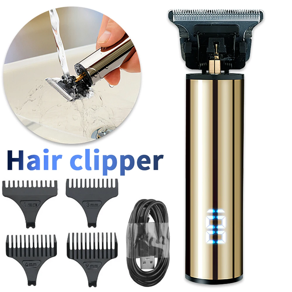 

Бритва для волос, электрическая машинка для стрижки волос, беспроводная Мужская бритва, триммер для волос, Парикмахерская Машинка для стриж...