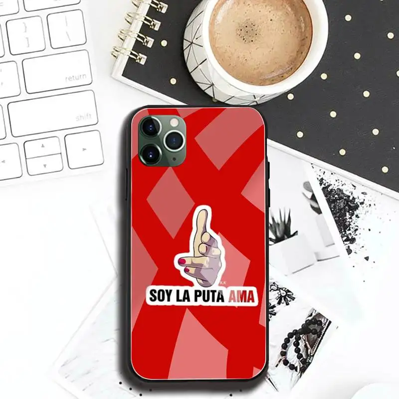 spain tv money heist house paper phone case tempered glass for iphone 12 pro max mini 11 pro xr xs max 8 x 7 6s 6 plus se 2020 free global shipping