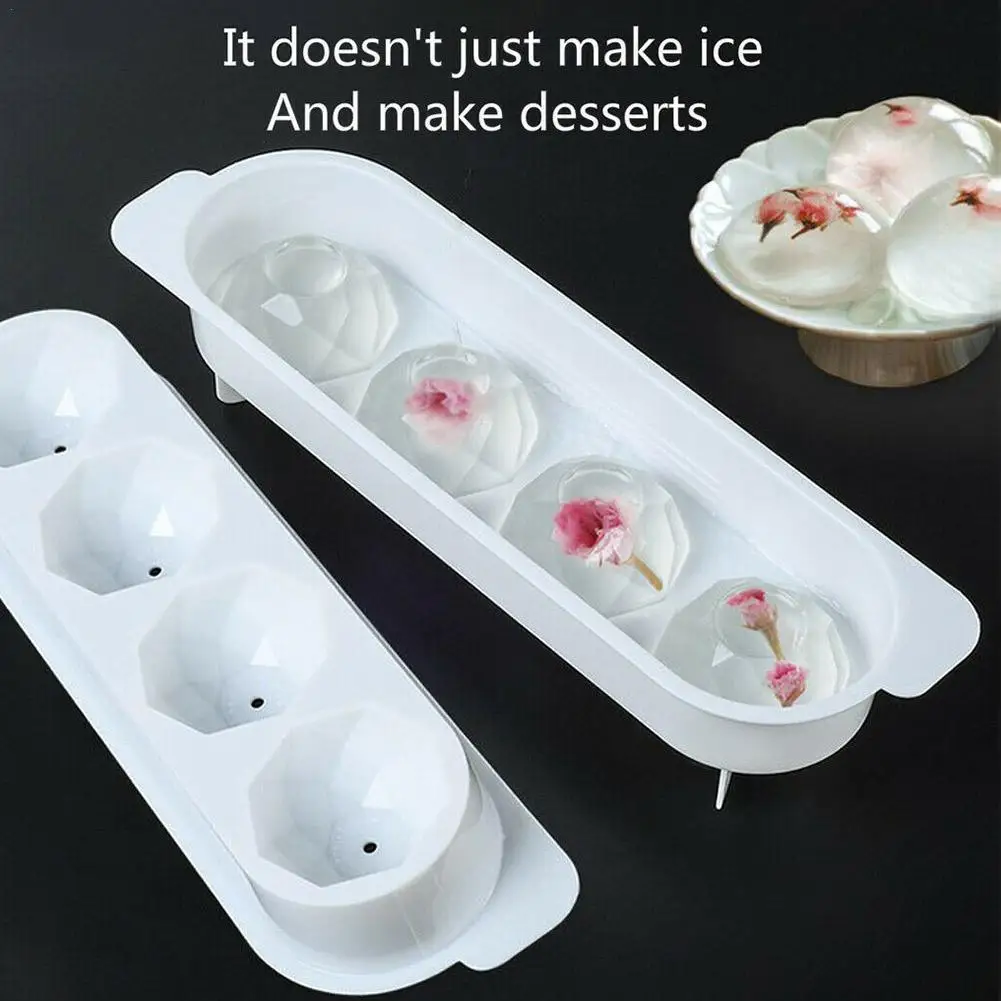 

Silicone Ice Cube Maker Pudding Chocolate Molds Easy-Release Molds Tray Cake Round Trays Ice Cube Candy Ice Halloween Shape S0C5