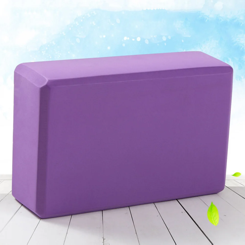 

1 Pair Yoga Blocks EVA Foam Brick 3x6x9 Inch Comfy Soft Non-Slip for Exercise Pilates Fitness EIG88