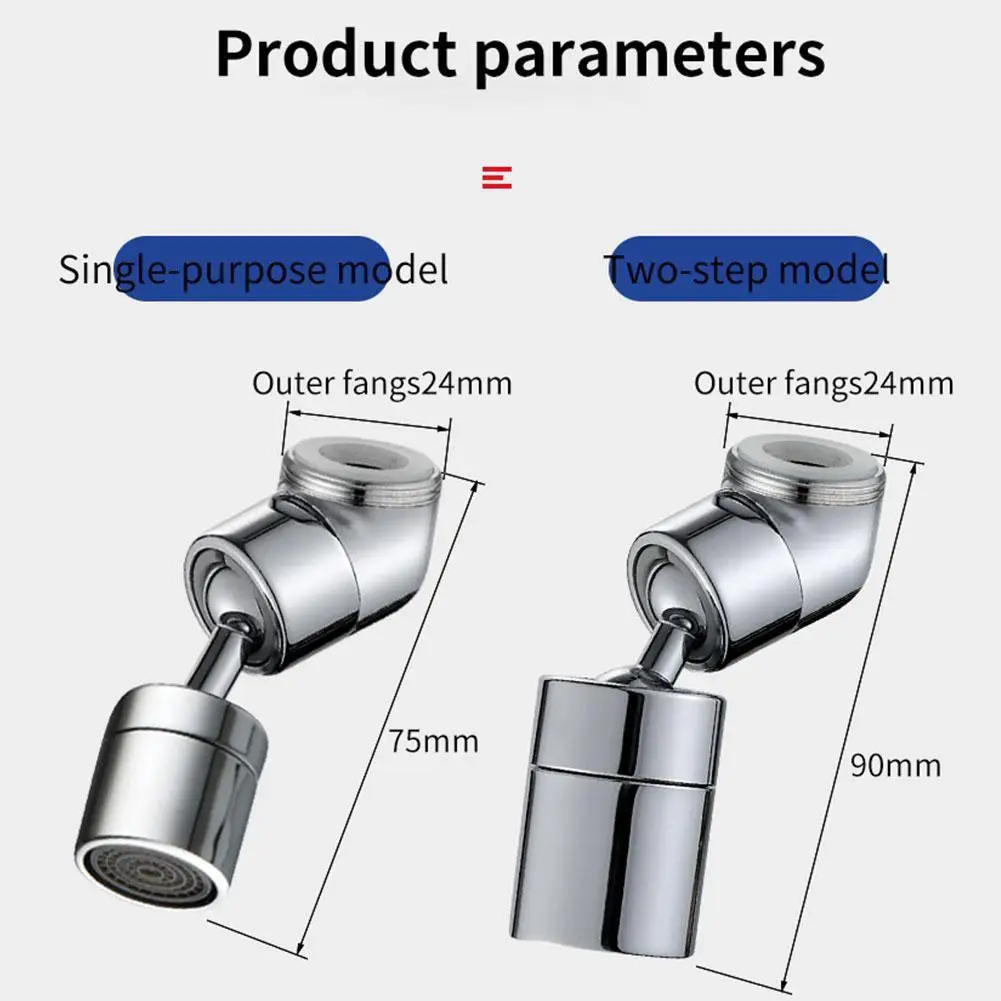 

Aerator faucet 720 universal rotation splash-proof water saving swivel faucet new savingfilter 2021 water aerators bathro I9E5