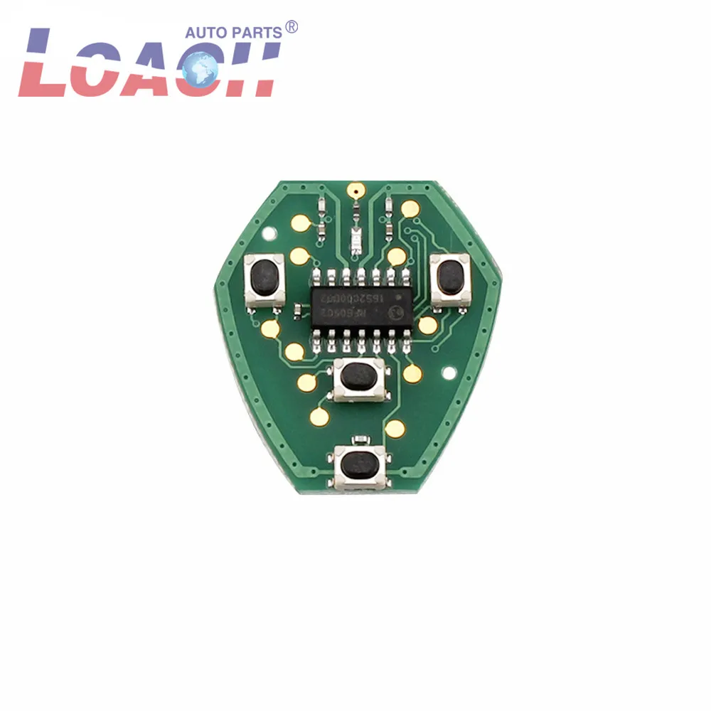 Дистанционный транспондер с тремя кнопками и необработанным лезвием чип ID46