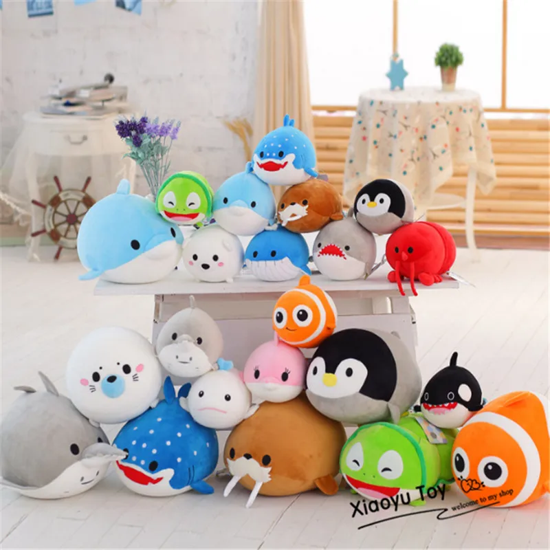 20/33 см Симпатичные Дельфин уплотнения моржи Косатка Кита в виде пасти акулы