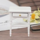 112 масштаб деревянный кукольный домик прикроватный шкаф миниатюрный для кукольного дома мебель для спальни Асса украшения