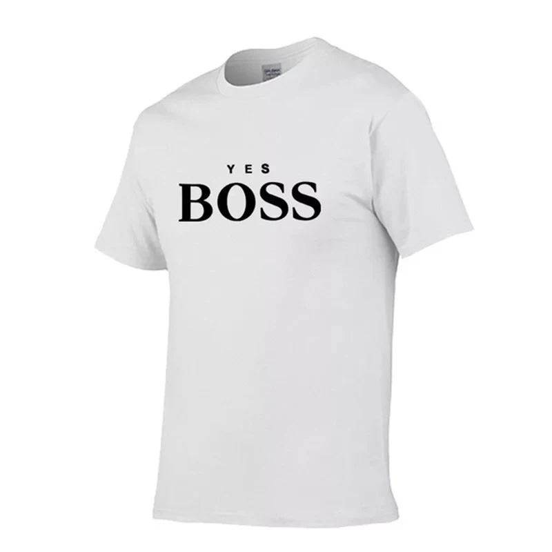 

2021 new summer yesboss men's and women's fashion O-neck T-shirt hip-hop casual breathable cotton top