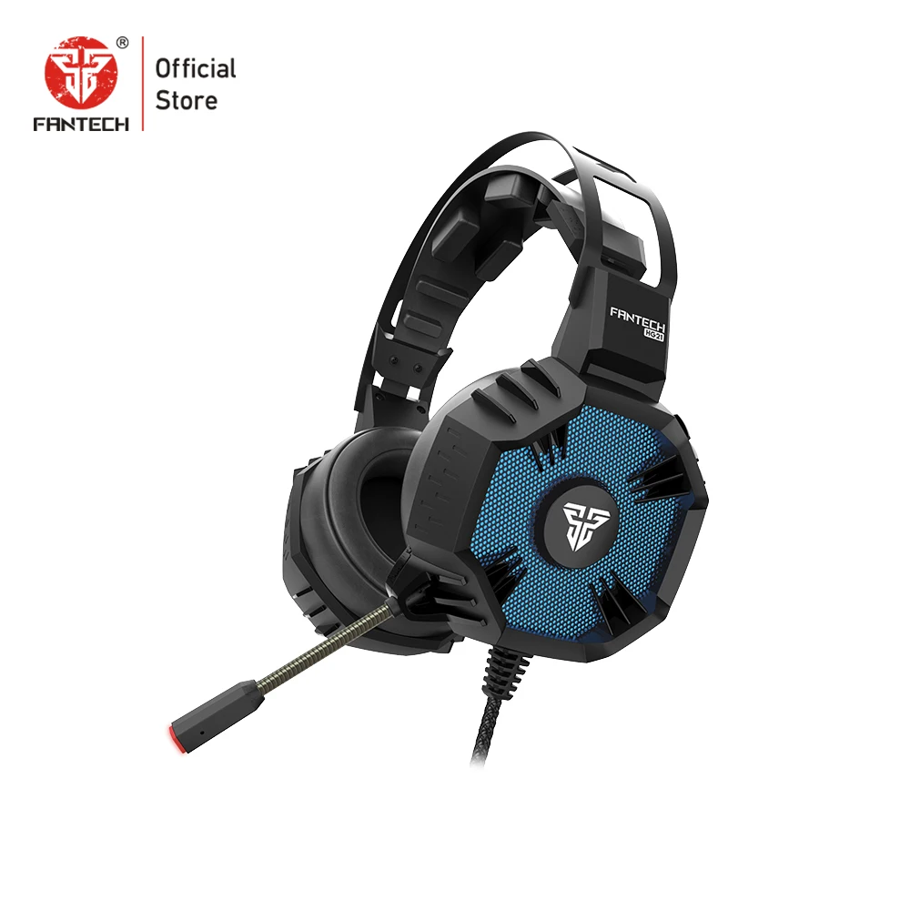 HG21 FANTECH HG21 игровая гарнитура 7,1 объемный звук Проводная гарнитура широкое звуковое поле и наушники с микрофоном для NS переключатель ПК - Цвет: HG21