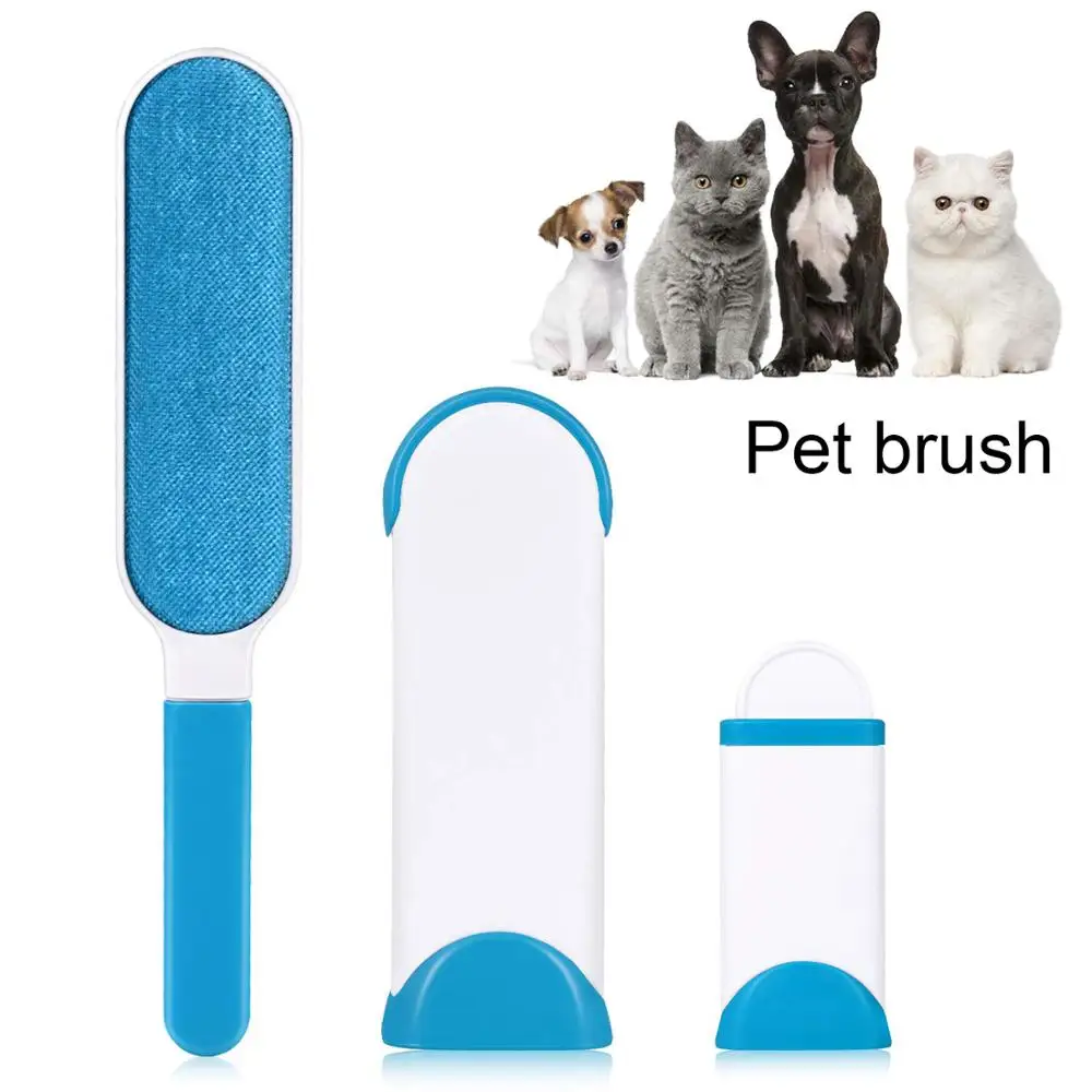 

Dog Comb Tool Pet Hair Remover Brush Dog Cat Fur Brush Base Double-Side Home Furniture Sofa Clothes Cleaning Lint Brush
