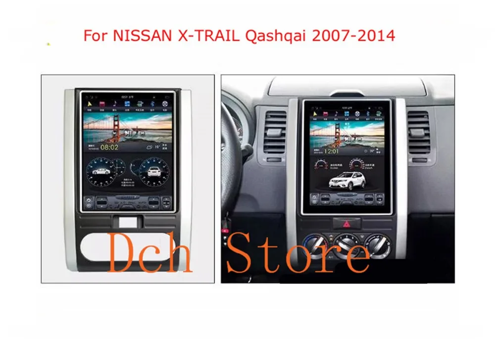 10 4 ''вертикальный экран Tesla Style Android 9 0 автомобильный DVD GPS Навигатор Радио для