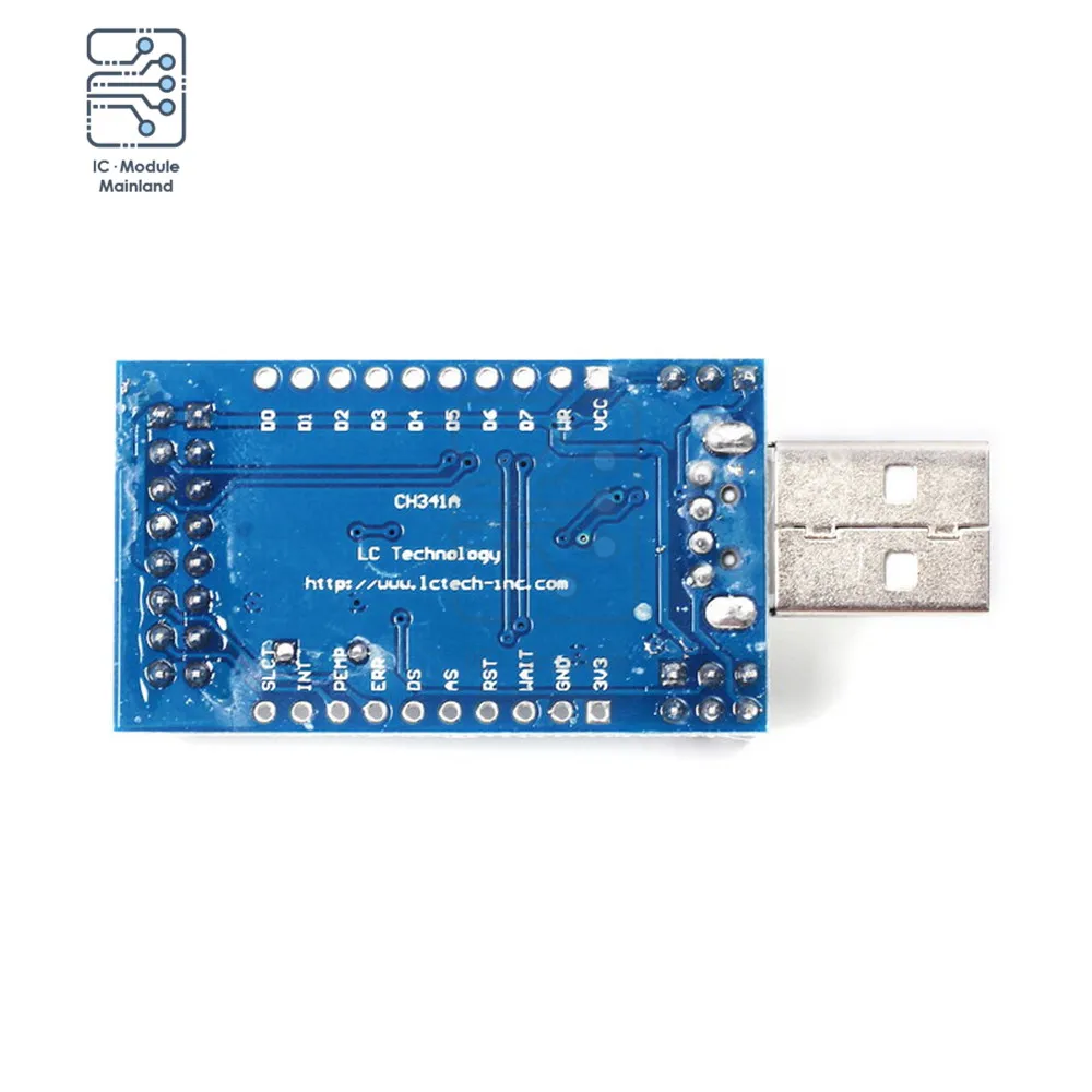 Программатор WCH341A с USB на UART IIC SPI I2C конвертер параллельным портом встроенный