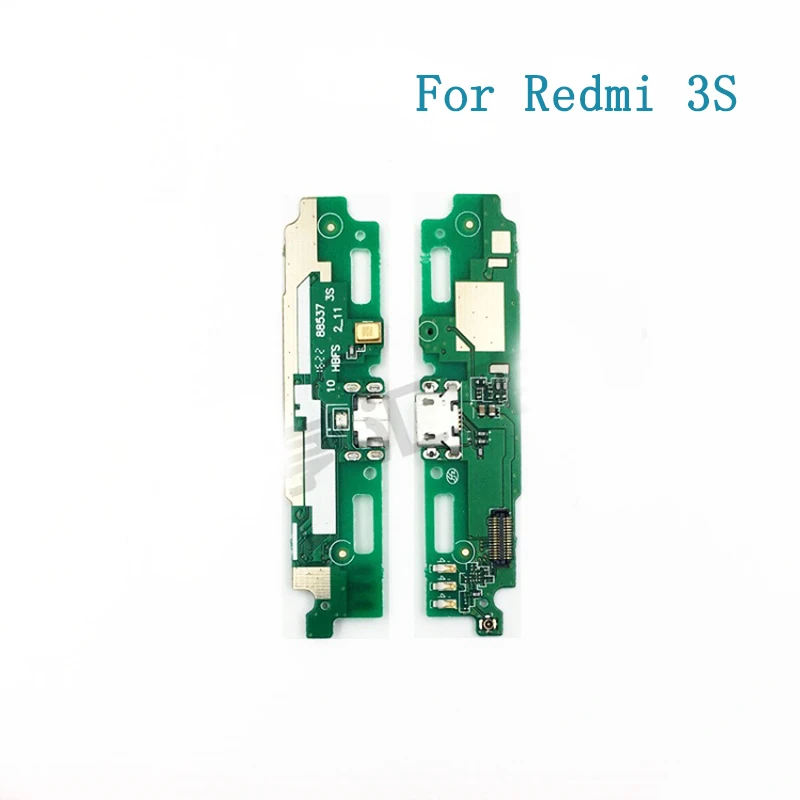 

50pcs/lot USB Port Charger Dock Plug Connector For Xiaomi Redmi 3S Tail Plug Charging Port Board Flex Cable