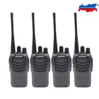 4 шт. Baofeng BF-888S UHF 400-470 МГц двухсторонняя рация с батареей 3,7 В 1500 мАч
