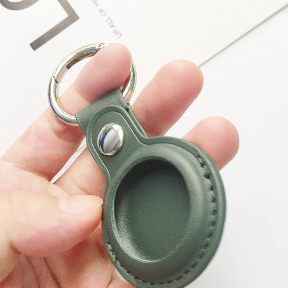 

Luxury Leather Protection Case For AirTag Case Cartoon Cats Anti-lost Protective Case for Air Tags Locator Tracker Cover fundas