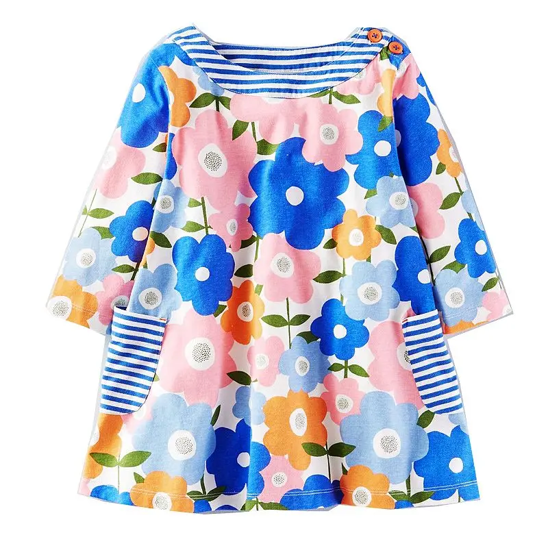 Jumping Meters Baby Girls Dress 2018 Brand Christmas Clothes Children Dresses Princess Costume for Kids Cotton Vestidos | Детская одежда