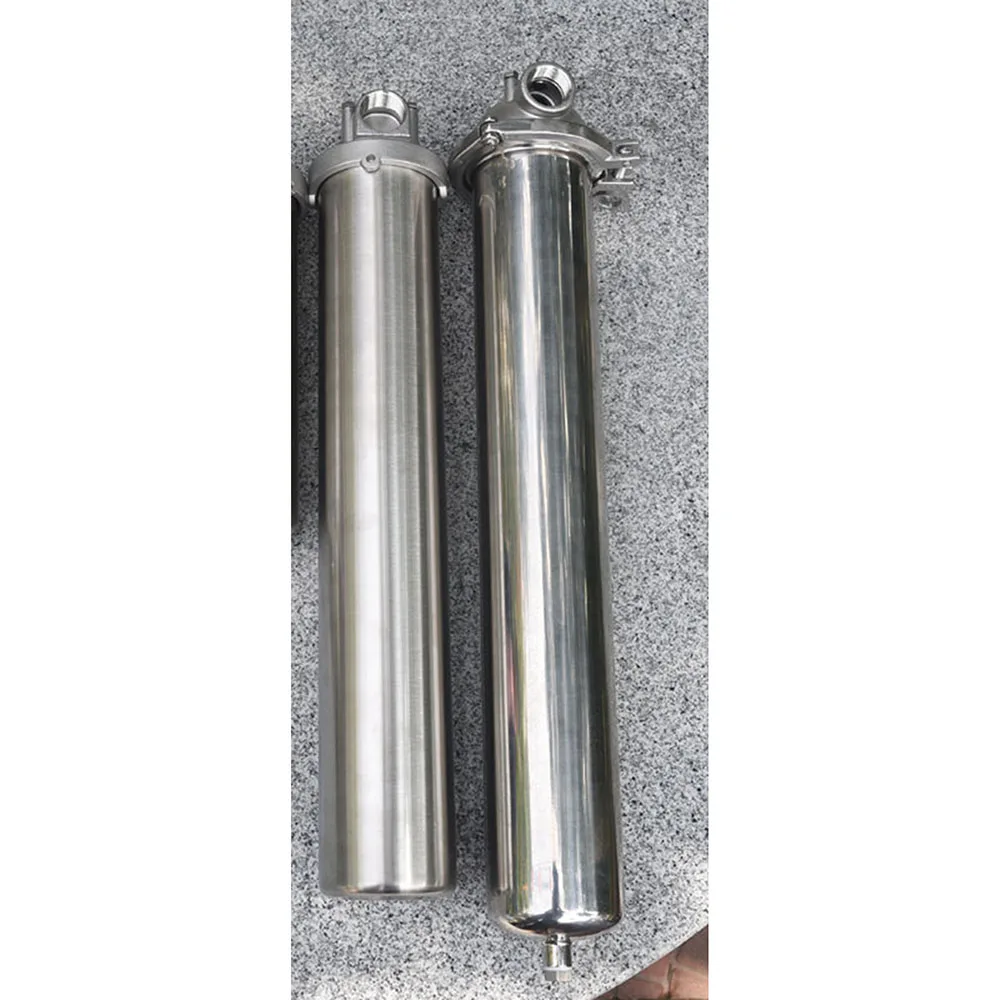 Thread/Clamp DN20 Front Filter SS304 Stainless Steel Water Tap Pipe Central Purifier Pre-filter with Drain Outlet | Обустройство дома