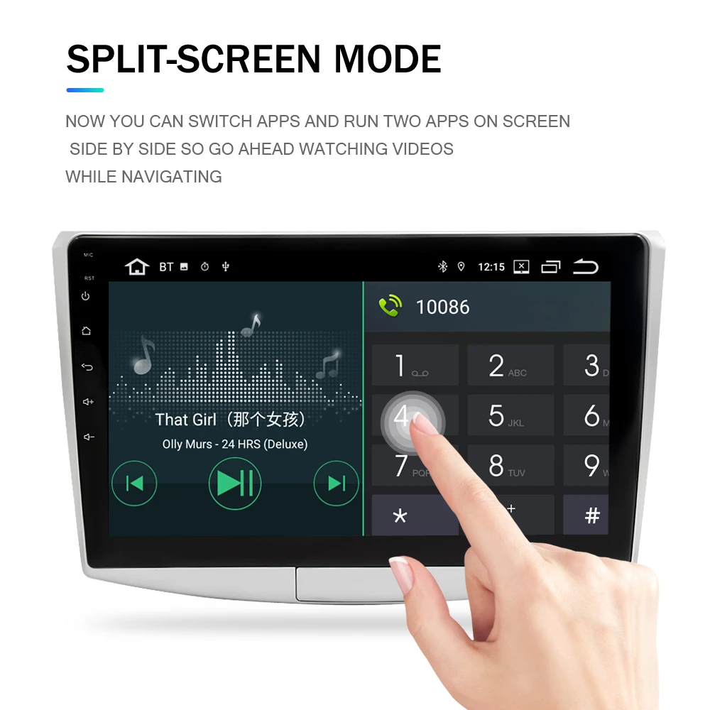 10," ips Android 9,0 автомобильный стерео плеер для VW Passat B6 B7 CC Magotan 2013- gps навигация FM Мультимедиа авто радио без DVD