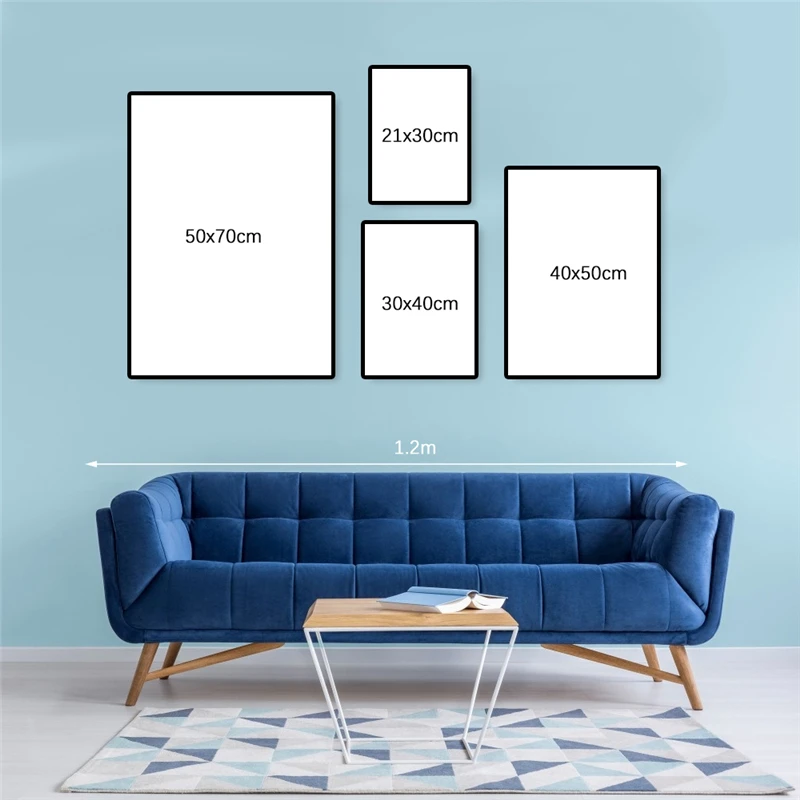 

Fuwatacchi Oil Painting Cartoon Elephant Animals Wall Art Posters and Prints Canvas Printings Picture for Living Room Home Decor