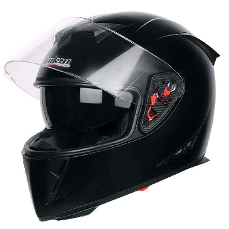 Мотоциклетный шлем с полным лицевым покрытием дышащий для езды ABS мотокросса JIEKAI