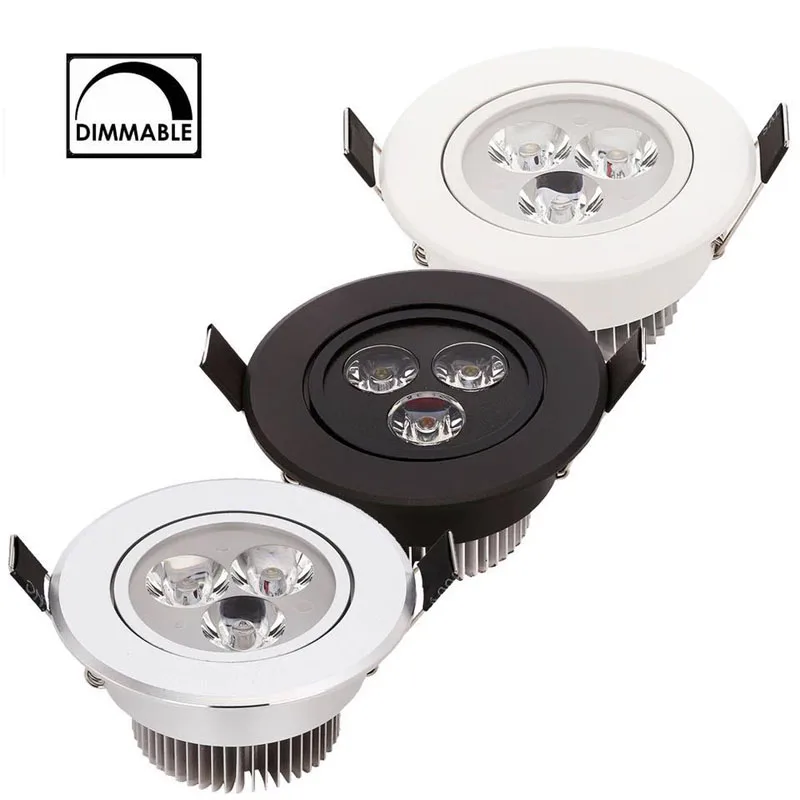 Затемнения светодиодный вниз светильник COB потолочный Точечный 6 Вт 10 14 18 AC85 265V